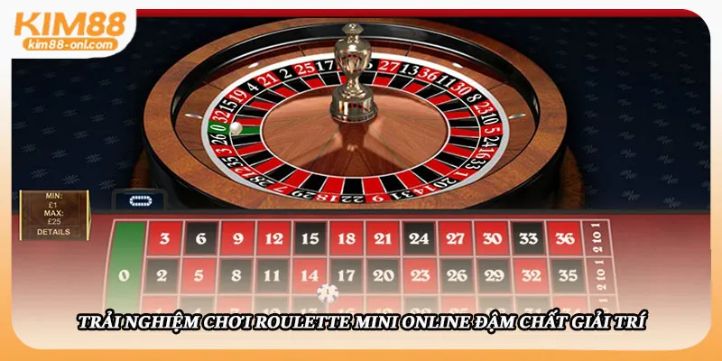Trải nghiệm chơi roulette mini online đậm chất giải trí